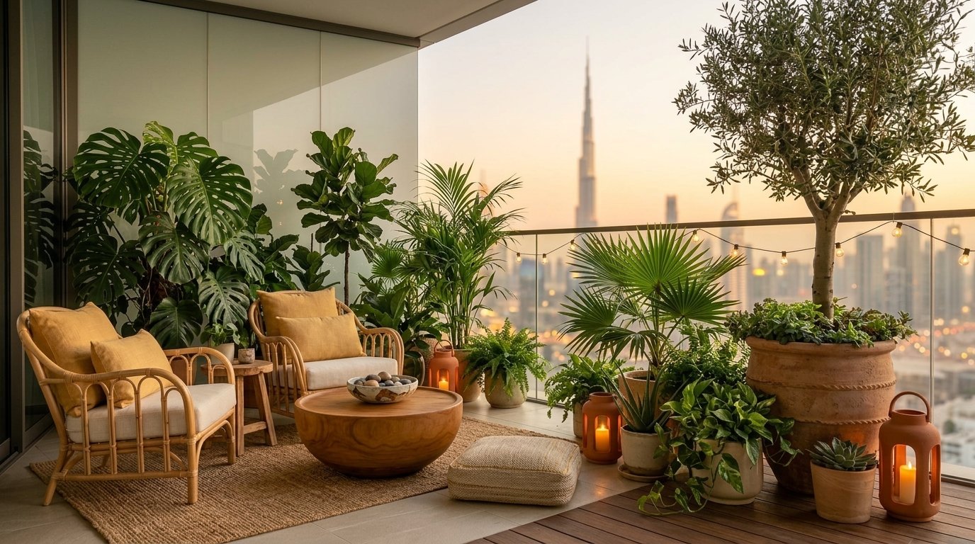 From Empty Balcony to Home Jungle: Designing a Beautiful Balcony in Dubai