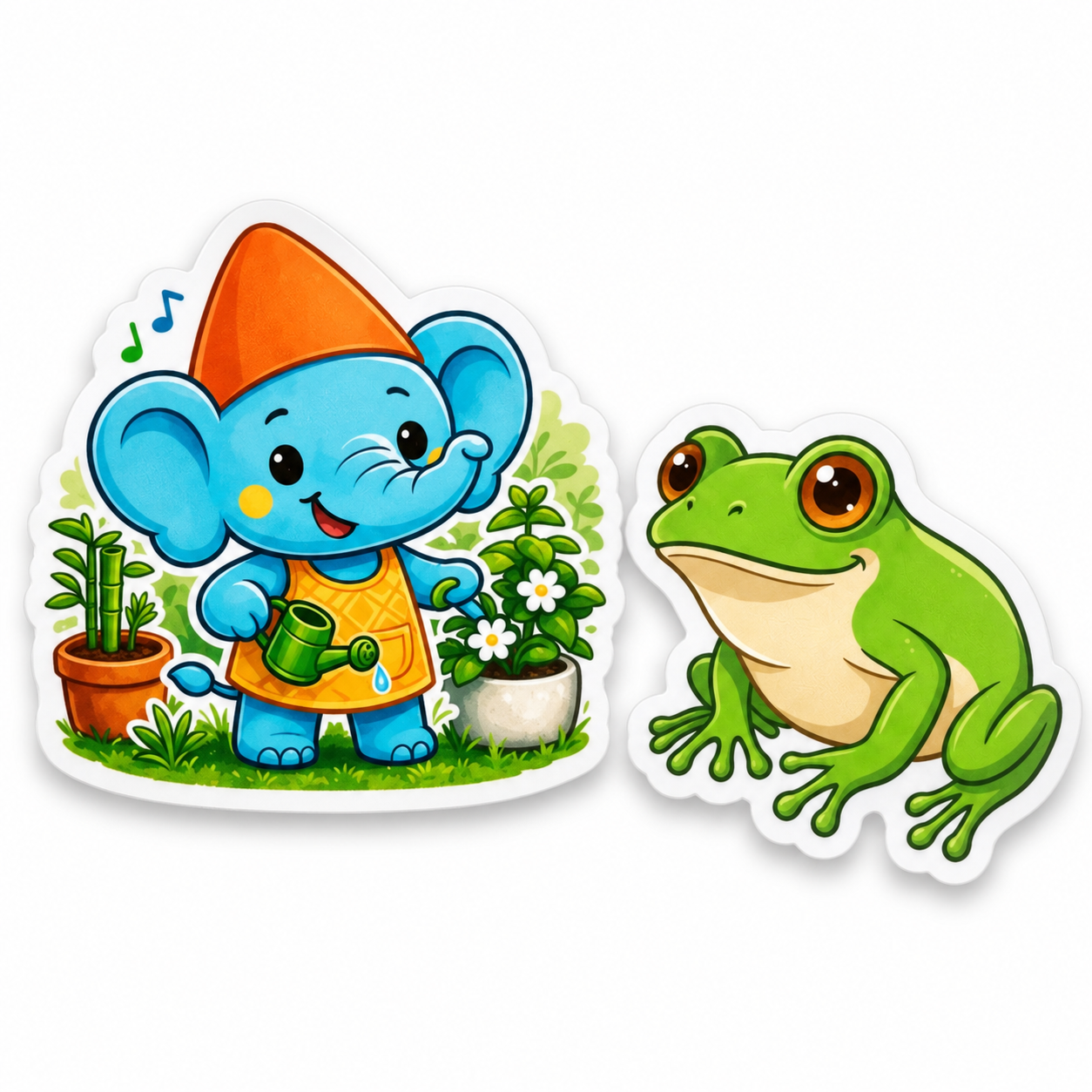 Chang & Mr. Kop-Kop Stickers